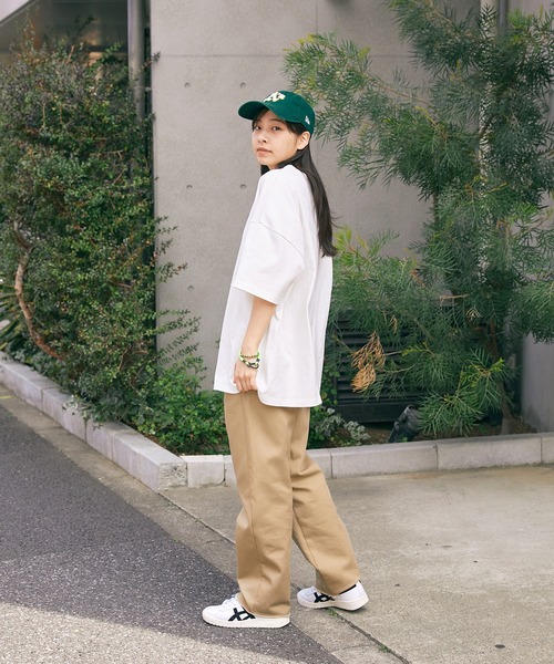 【SPOCSTORE】サークルロゴオーバーサイズ半袖TトップスTシャツ