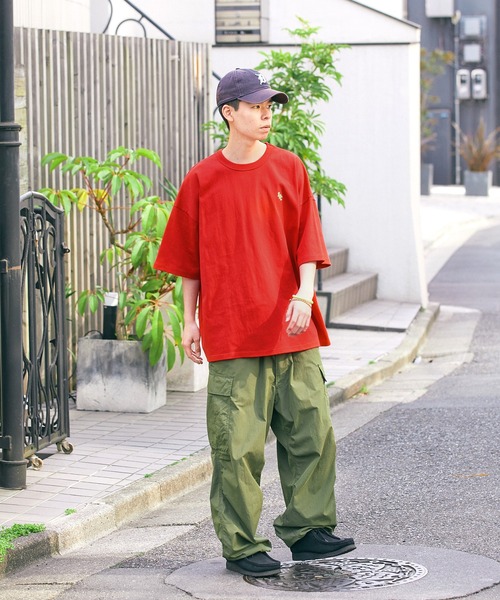 【SPOCSTORE】サークルロゴオーバーサイズ半袖TトップスTシャツ