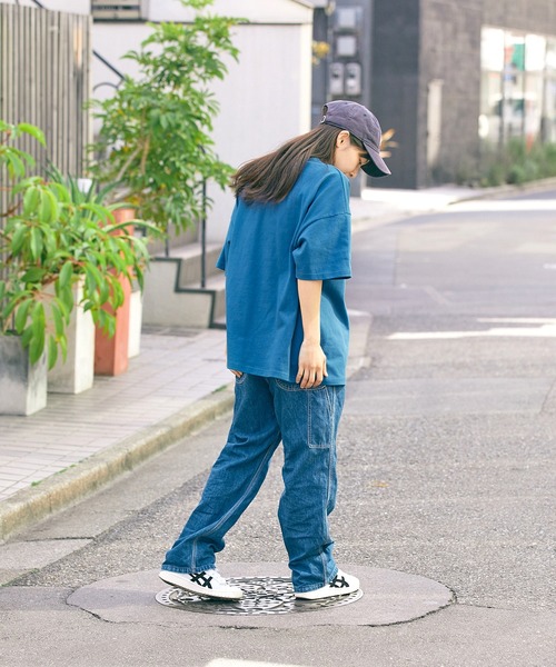 【SPOCSTORE】サークルロゴオーバーサイズ半袖TトップスTシャツ