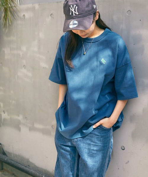 【SPOCSTORE】サークルロゴオーバーサイズ半袖TトップスTシャツ