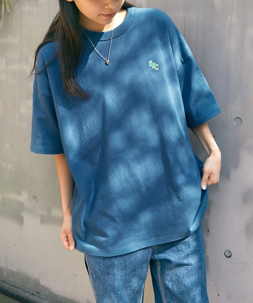 【SPOCSTORE】サークルロゴオーバーサイズ半袖TトップスTシャツ