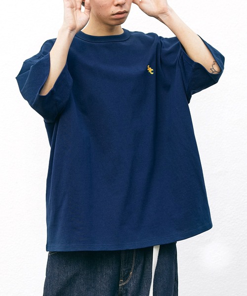 【SPOCSTORE】サークルロゴオーバーサイズ半袖TトップスTシャツ
