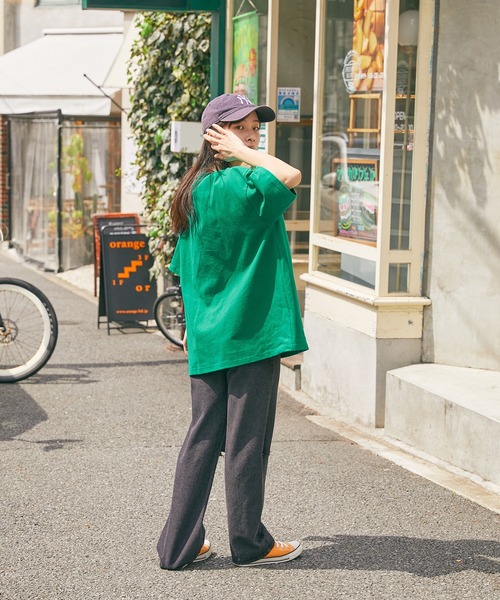 【SPOCSTORE】サークルロゴオーバーサイズ半袖TトップスTシャツ
