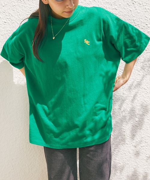 【SPOCSTORE】サークルロゴオーバーサイズ半袖TトップスTシャツ