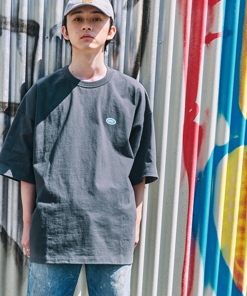 【SPOCSTORE】サークルロゴオーバーサイズ半袖TトップスTシャツ