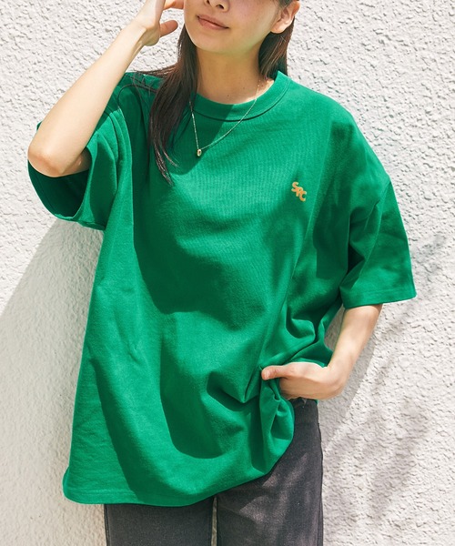 【SPOCSTORE】サークルロゴオーバーサイズ半袖TトップスTシャツ