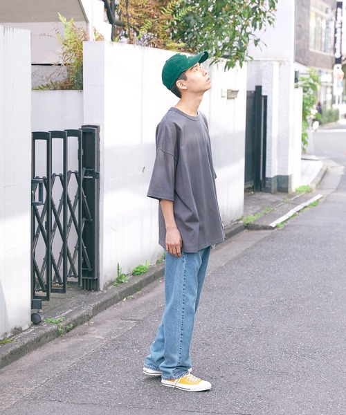 【SPOCSTORE】サークルロゴオーバーサイズ半袖TトップスTシャツ