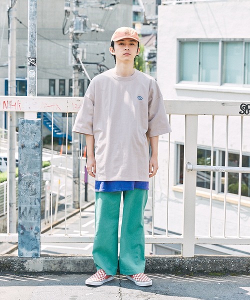 【SPOCSTORE】サークルロゴオーバーサイズ半袖TトップスTシャツ