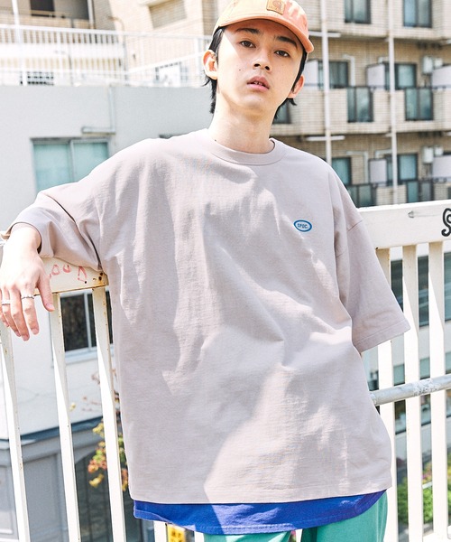 【SPOCSTORE】サークルロゴオーバーサイズ半袖TトップスTシャツ