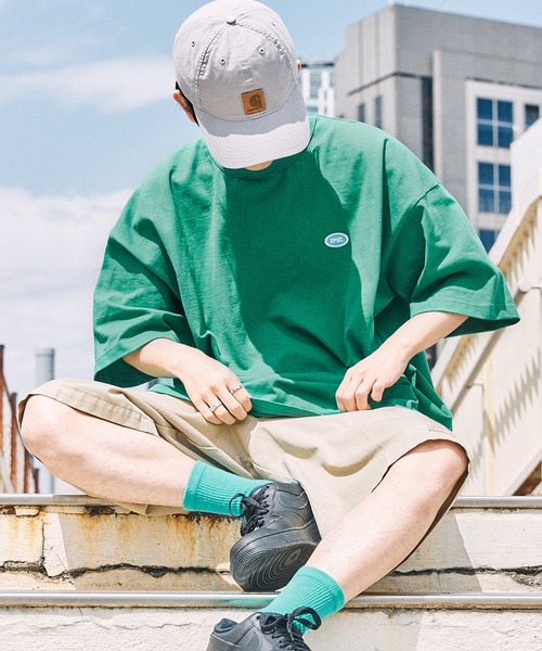【SPOCSTORE】サークルロゴオーバーサイズ半袖TトップスTシャツ