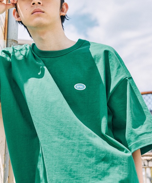 【SPOCSTORE】サークルロゴオーバーサイズ半袖TトップスTシャツ