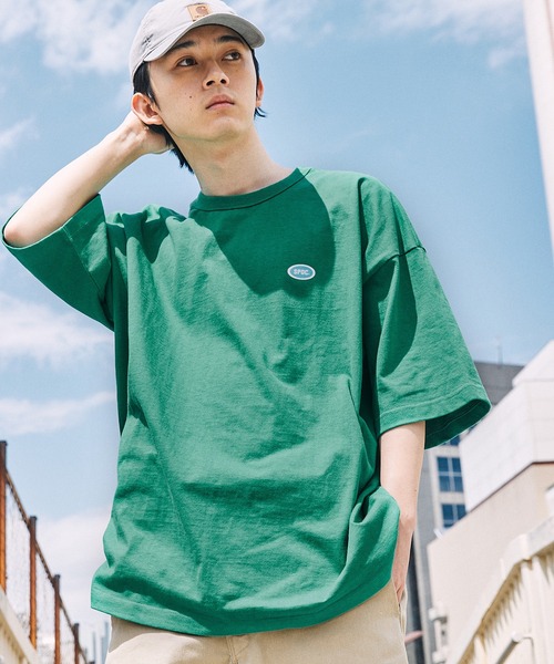 【SPOCSTORE】サークルロゴオーバーサイズ半袖TトップスTシャツ
