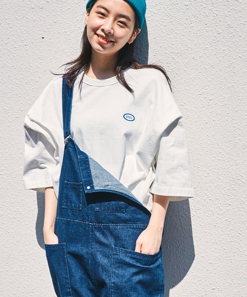 【SPOCSTORE】サークルロゴオーバーサイズ半袖TトップスTシャツ