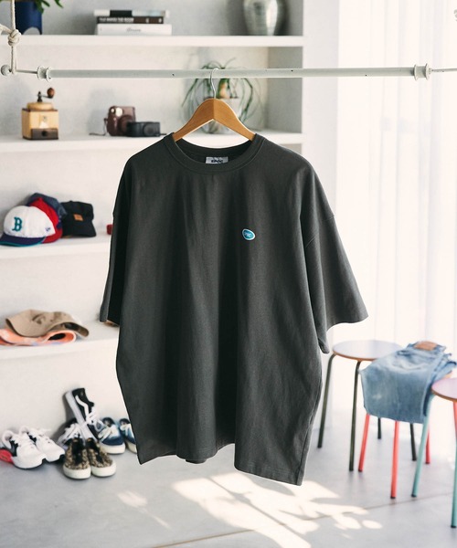 【SPOCSTORE】サークルロゴオーバーサイズ半袖TトップスTシャツ