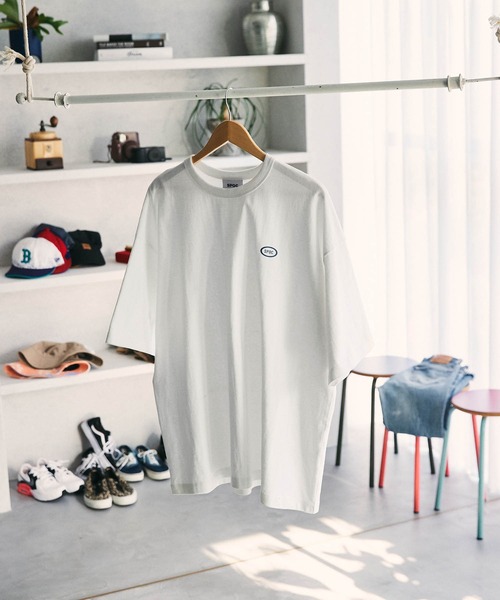 【SPOCSTORE】サークルロゴオーバーサイズ半袖TトップスTシャツ