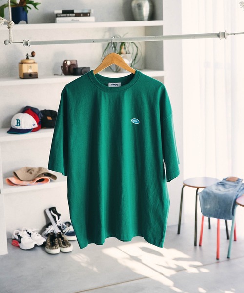 【SPOCSTORE】サークルロゴオーバーサイズ半袖TトップスTシャツ