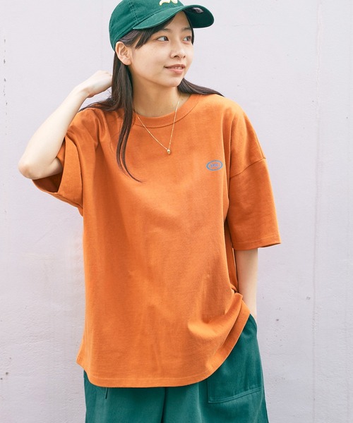 【SPOCSTORE】サークルロゴオーバーサイズ半袖TトップスTシャツ