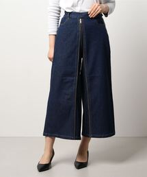 フロントZIPデニムパンツ