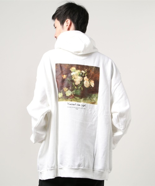 unrelaxing（アンリラクシング）の「オーバーサイズビッグスウェットパーカー ビッグシルエットフードトレーナー（パーカー・メンズ・レッド系その他4/グレー/ホワイト系その他/ワイン/ホワイト系その他4/ブラック/パープル/サックスブルー/ホワイト系その他3/ホワイト/ブルー系その他6/ブルー系その他/ネイビー/ライトピンク/レッド系その他3/オレンジ/グリーン/ブルー系その他4/レッド/ブラック系その他/ピンク系その他3/ブラック系その他3/ベージュ/ホワイト系その他2/ブラック系その他4/ブルー系その他3・MEDIUM/SMALL/X-LARGE/LARGE）」の6枚目の写真