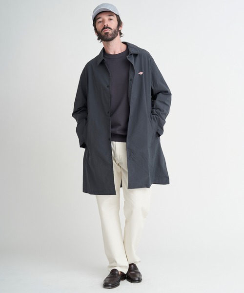 DANTON ステンカラーコート ネイビー 40 DANTON (ダントン
