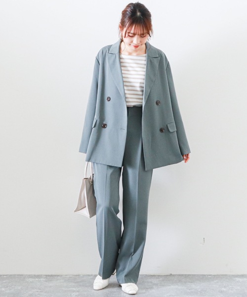 archives(アルシーヴ)の「センタープレスパンツ(セットアップ)(その他パンツ・レディース・ベージュ/ベージュ系その他/グリーン/マスタード・MEDIUM)」の22枚目の写真