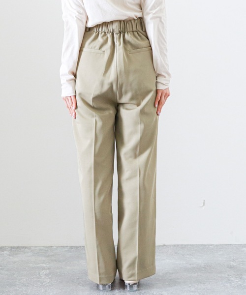 archives(アルシーヴ)の「センタープレスパンツ(セットアップ)(その他パンツ・レディース・ベージュ/ベージュ系その他/グリーン/マスタード・MEDIUM)」の12枚目の写真