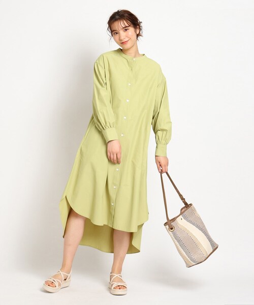 Grove グローブ の S Ll ビッグシルエットシャツワンピース ワンピース Wear