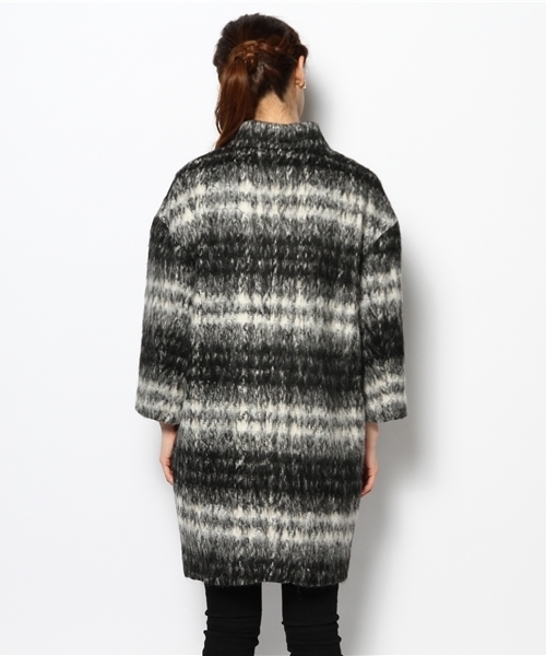 Demi-Luxe BEAMS / シャギー　チェック コクーンコート　アルパカ Demi-Luxe BEAMS（デミルクス ビームス）の「Demi-Luxe BEAMS