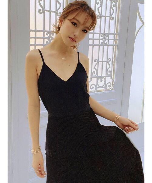 RESEXXY（リゼクシー）の「プリーツティアードキャミワンピース（ワンピース・レディース・ブラック/オフホワイト/ピンク/ミント・FREE）」の22枚目の写真