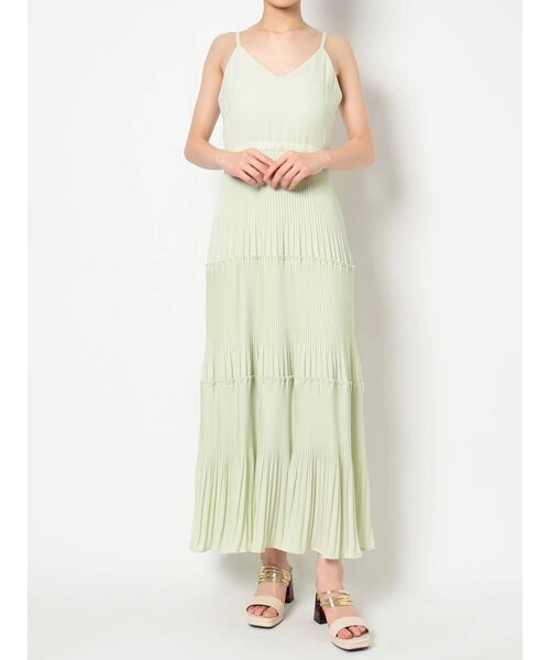 RESEXXY（リゼクシー）の「プリーツティアードキャミワンピース（ワンピース・レディース・ブラック/オフホワイト/ピンク/ミント・FREE）」の12枚目の写真