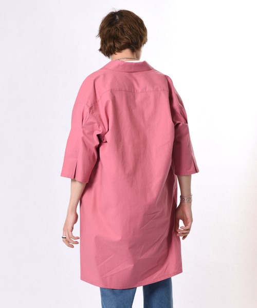 ブラウス シャツ P.GARDEN ロングシャツ レディース メンズ セール】P.GARDEN ロングシャツ（シャツ/ブラウス）｜MILKBOY
