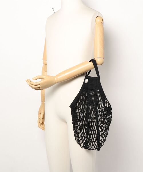 Filt（フィルト）の「FILT / フィルト  ネットバッグ　マルシェバッグ FILT 210 IPJ（エコバッグ/サブバッグ・レディース・グリーン/ピンク/ダークオレンジ/ライトグレー/カーキ/パープル/サックスブルー/ベージュ/マスタード/オフホワイト/ブラック/ライトピンク・FREE）」の15枚目の写真