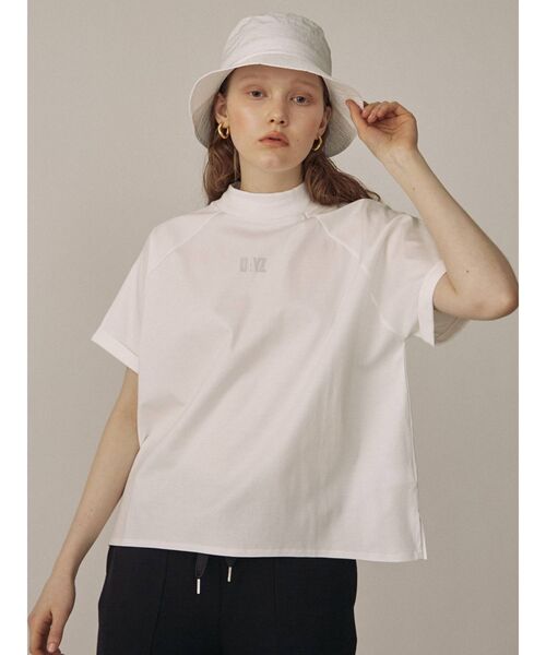 THE DAYZ TOKYO（ザデイズトーキョー）の「【THE DAYZ TOKYO】ボトルネックスリットTシャツ（Tシャツ/カットソー・レディース・オフホワイト/ブラック/ミント・FREE）」の8枚目の写真