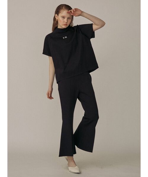 THE DAYZ TOKYO（ザデイズトーキョー）の「【THE DAYZ TOKYO】ボトルネックスリットTシャツ（Tシャツ/カットソー・レディース・オフホワイト/ブラック/ミント・FREE）」の6枚目の写真