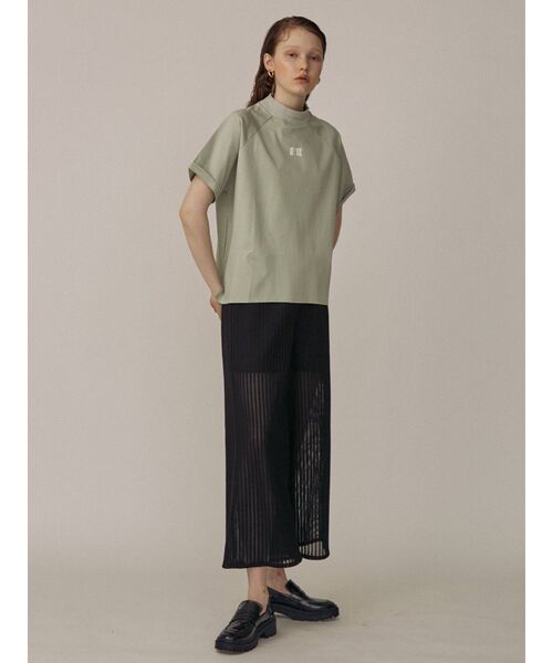 THE DAYZ TOKYO（ザデイズトーキョー）の「【THE DAYZ TOKYO】ボトルネックスリットTシャツ（Tシャツ/カットソー・レディース・オフホワイト/ブラック/ミント・FREE）」の11枚目の写真