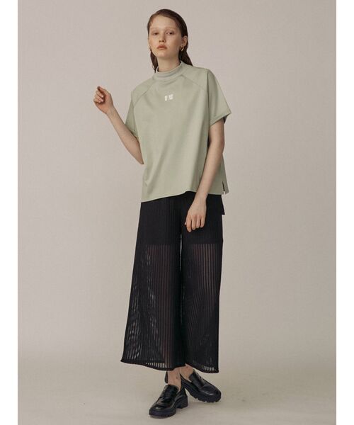 THE DAYZ TOKYO（ザデイズトーキョー）の「【THE DAYZ TOKYO】ボトルネックスリットTシャツ（Tシャツ/カットソー・レディース・オフホワイト/ブラック/ミント・FREE）」の13枚目の写真