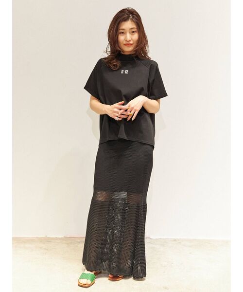 THE DAYZ TOKYO（ザデイズトーキョー）の「【THE DAYZ TOKYO】ボトルネックスリットTシャツ（Tシャツ/カットソー・レディース・オフホワイト/ブラック/ミント・FREE）」の20枚目の写真