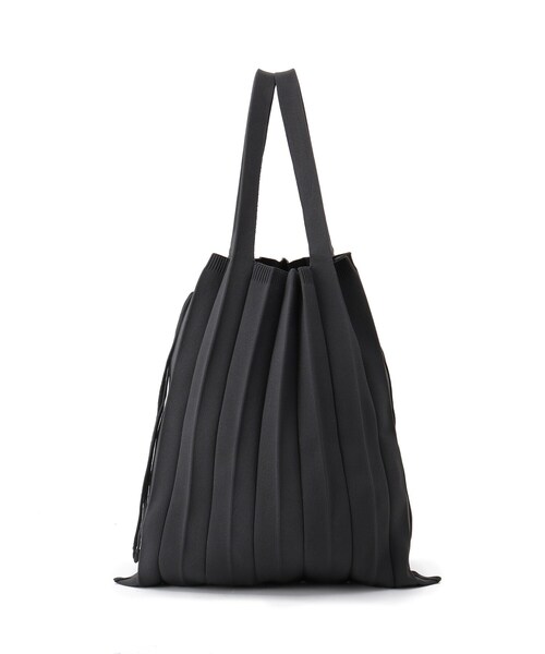 SHOO・LA・RUE（シューラルー）の「◆ニットプリーツバッグ（トートバッグ・レディース・オレンジ/グリーン/サンドベージュ/グレー系その他/ピンク系・00）」の2枚目の写真