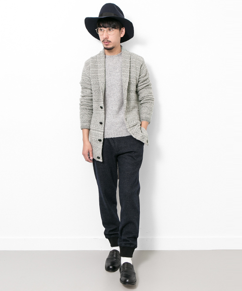 URBAN RESEARCH(アーバンリサーチ)の「UR 綿ウールジャージーリブパンツ(その他パンツ・メンズ・カーキ/ネイビー/カモフラージュ・LARGE/MEDIUM)」の9枚目の写真