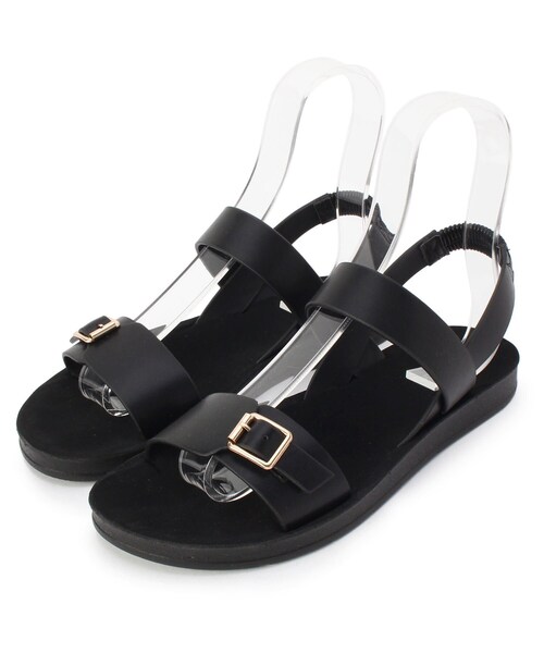 pink adobe（ピンクアドベ）の「◆【おでかけ相棒サンダル】ストラップサンダル（サンダル・レディース・ブラック/ダークブラウン/サンドベージュ/キャメル・35/45/25）」の11枚目の写真