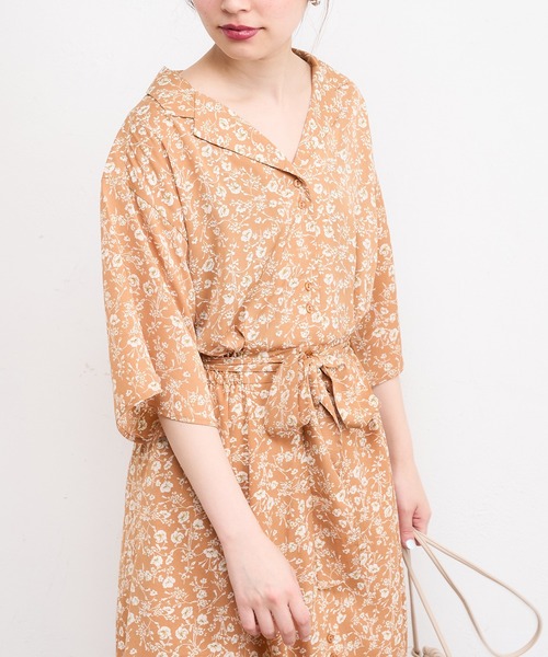 natural couture(ナチュラルクチュール)の「【WEB限定】ウエストリボン開襟シャツワンピース(ワンピース・レディース・グレー/カーキ/ラベンダー/その他1/その他2・FREE)」の19枚目の写真