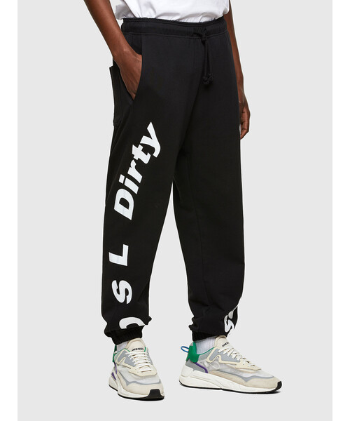 DIESEL（ディーゼル）の「メンズ パンツ スウェットパンツ ロゴ（その他パンツ・メンズ・ブラック・MEDIUM/X-LARGE/LARGE/SMALL/XX-LARGE/X-SMALL）」の3枚目の写真