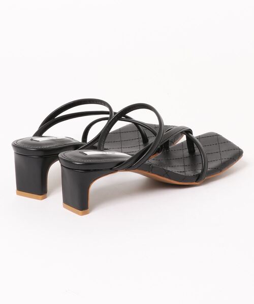 JETEE（ジュテ）の「JETEE / JE2110-323 / スクエアトゥトングサンダル（サンダル・レディース・ブラック/ミント・39/37/38/36）」の3枚目の写真