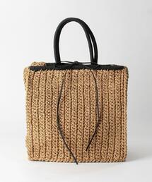 Laugoa | <LAUGOA>●P リボンマキハンドル カゴバッグ(かごバッグ)