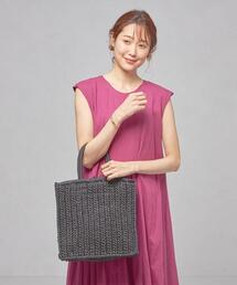 Laugoa | ＜LAUGOA＞●P リボンマキハンドル カゴバッグ(かごバッグ)