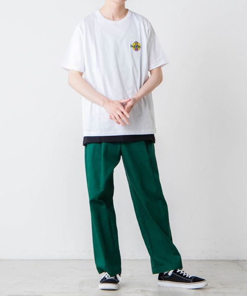 WEGO（ウィゴー）の「WEGO/サイドスリットカラータンクトップ（タンクトップ・メンズ・イエロー/ブルー/ブラック/ホワイト・SMALL/LARGE/MEDIUM）」の16枚目の写真