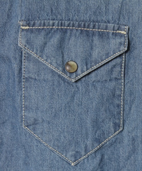 ZARA BASIC（ザラベーシック）の「長袖シャツ（シャツ/ブラウス・メンズ・ブルー・S）」の4枚目の写真