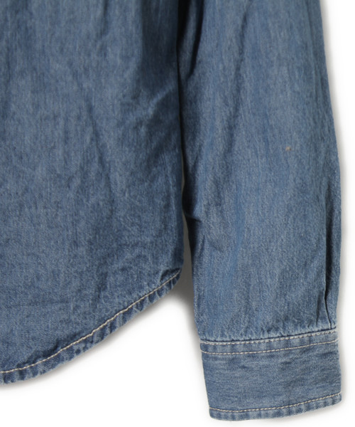 ZARA BASIC（ザラベーシック）の「長袖シャツ（シャツ/ブラウス・メンズ・ブルー・S）」の5枚目の写真