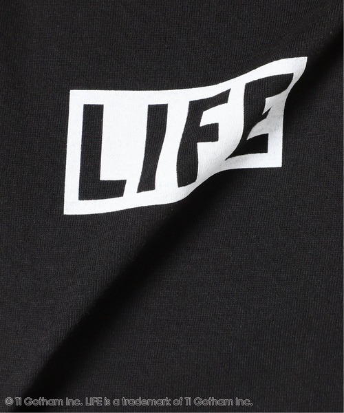 SLOBE IENA（スローブイエナ）の「LIFE グラフィック ノースリーブTシャツ【洗濯機使用可能】◆（Tシャツ/カットソー・レディース・ホワイト/ブラック・FREE）」の3枚目の写真
