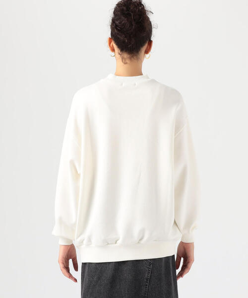 TOMORROWLAND （トゥモローランド）の「コットンジャージー クルーネックプルオーバー（スウェット・レディース・ホワイト/ネイビー/バーガンディー・S）」の9枚目の写真